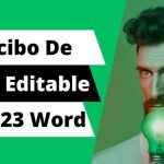 Recibo de luz para editar en word