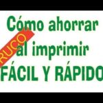 Consejos para ahorrar tinta al imprimir de manera eficiente