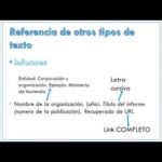 Citas y Referencias en el Formato de Informe: Guía Práctica