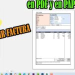 Imprime tus facturas en papel fácilmente: Pasos simples