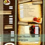 Optimiza el formato de menú: Mejores prácticas