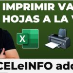 Imprime varias hojas de cálculo simultáneamente de forma eficiente